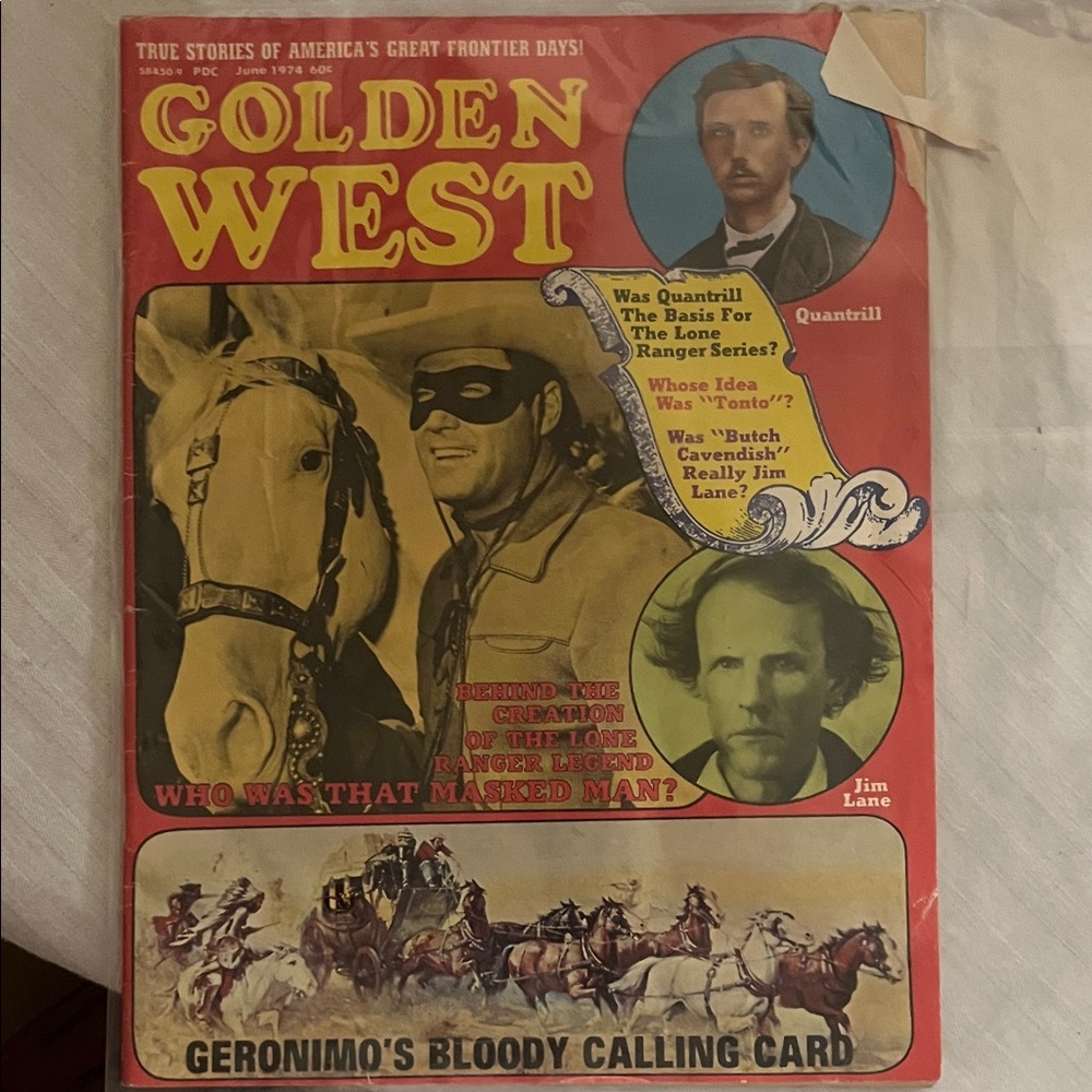 Golden West Coffee Table Magazine- Lone Ranger